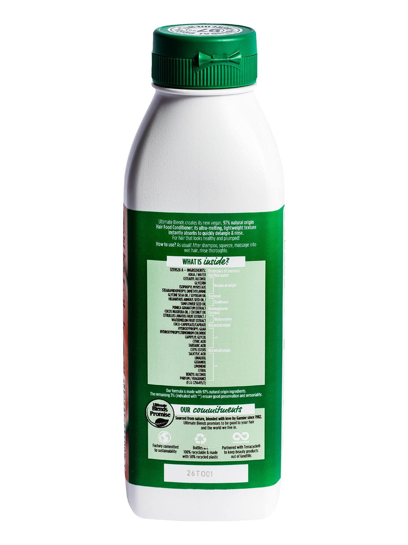 Hair Food Watermelon Conditioner back of pack